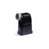 Capot C, Alliage de zinc moulé, acier inoxydable, IP65, Sortie verticale, M25